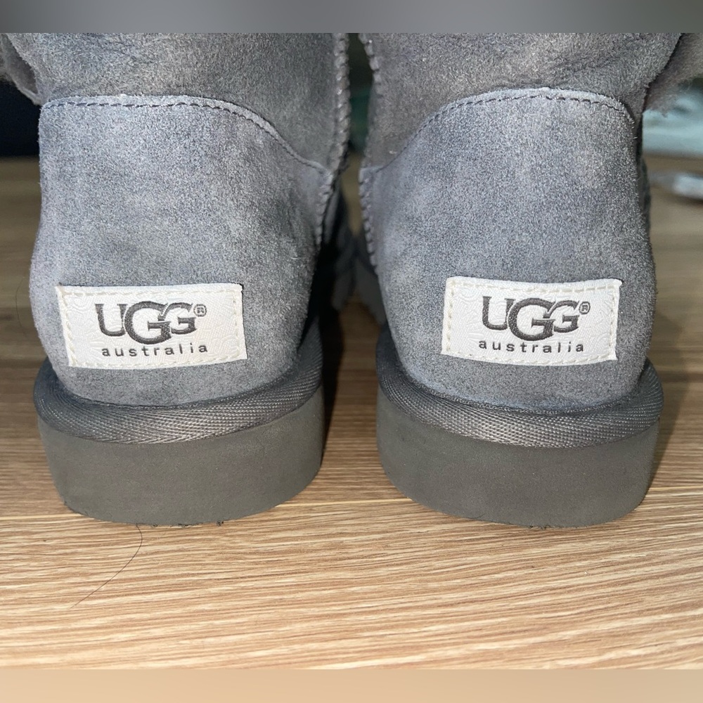 Authentic Ugg Boots Suede Dark Grey Charcoal